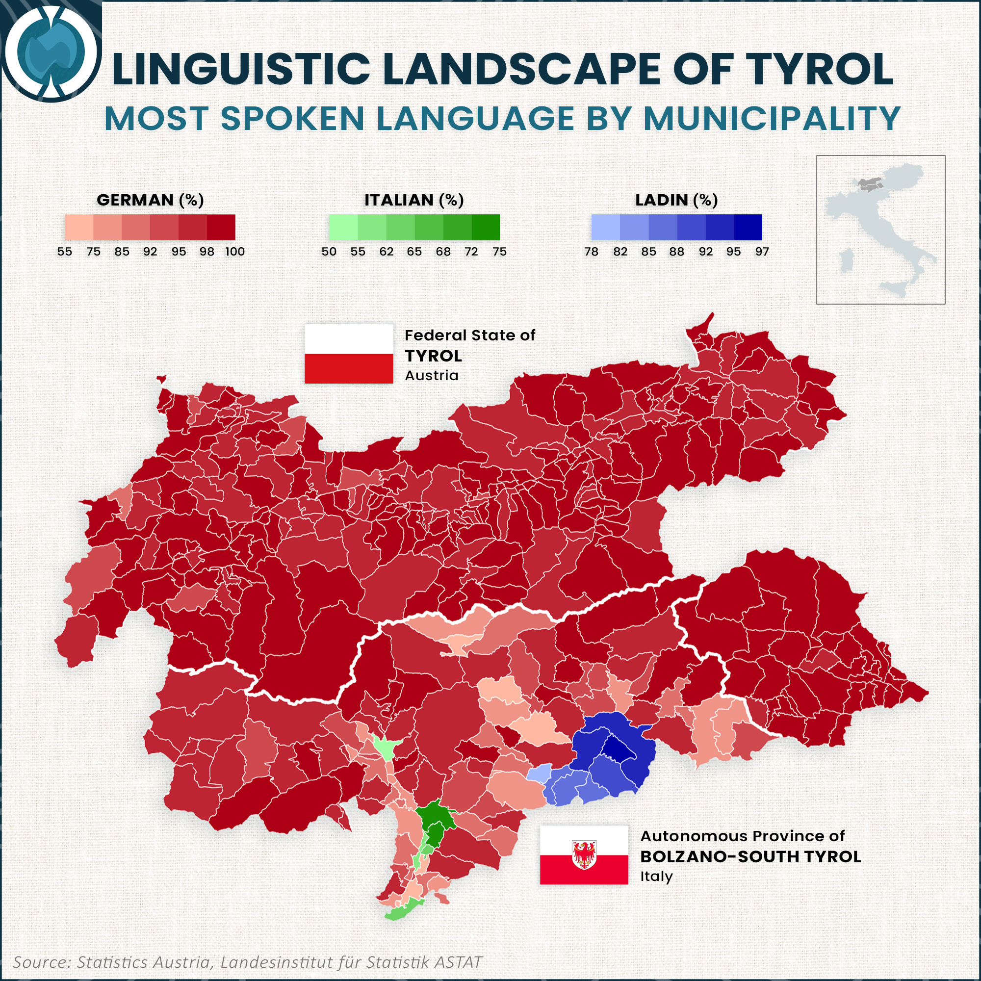 Linguistic Landscape of Tyrol